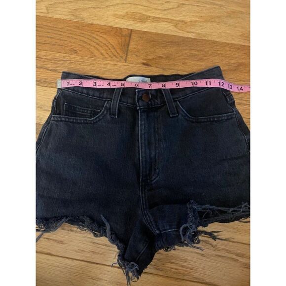 Universal Thread womens black highest rise shortie short distressed frayed hem 0 - Picture 4 of 8